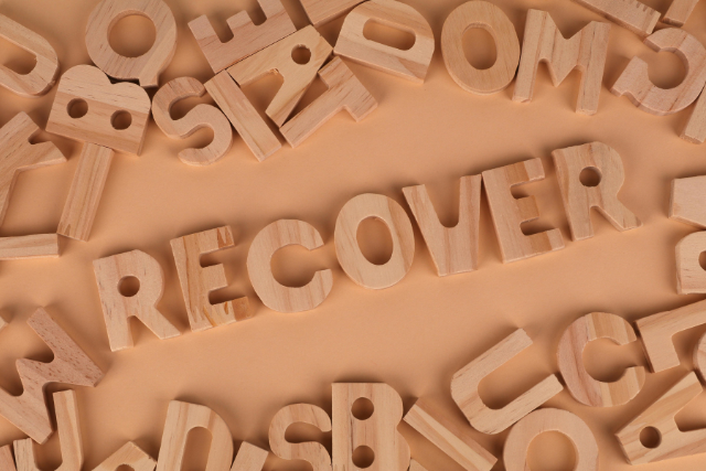 word in wooden tiles